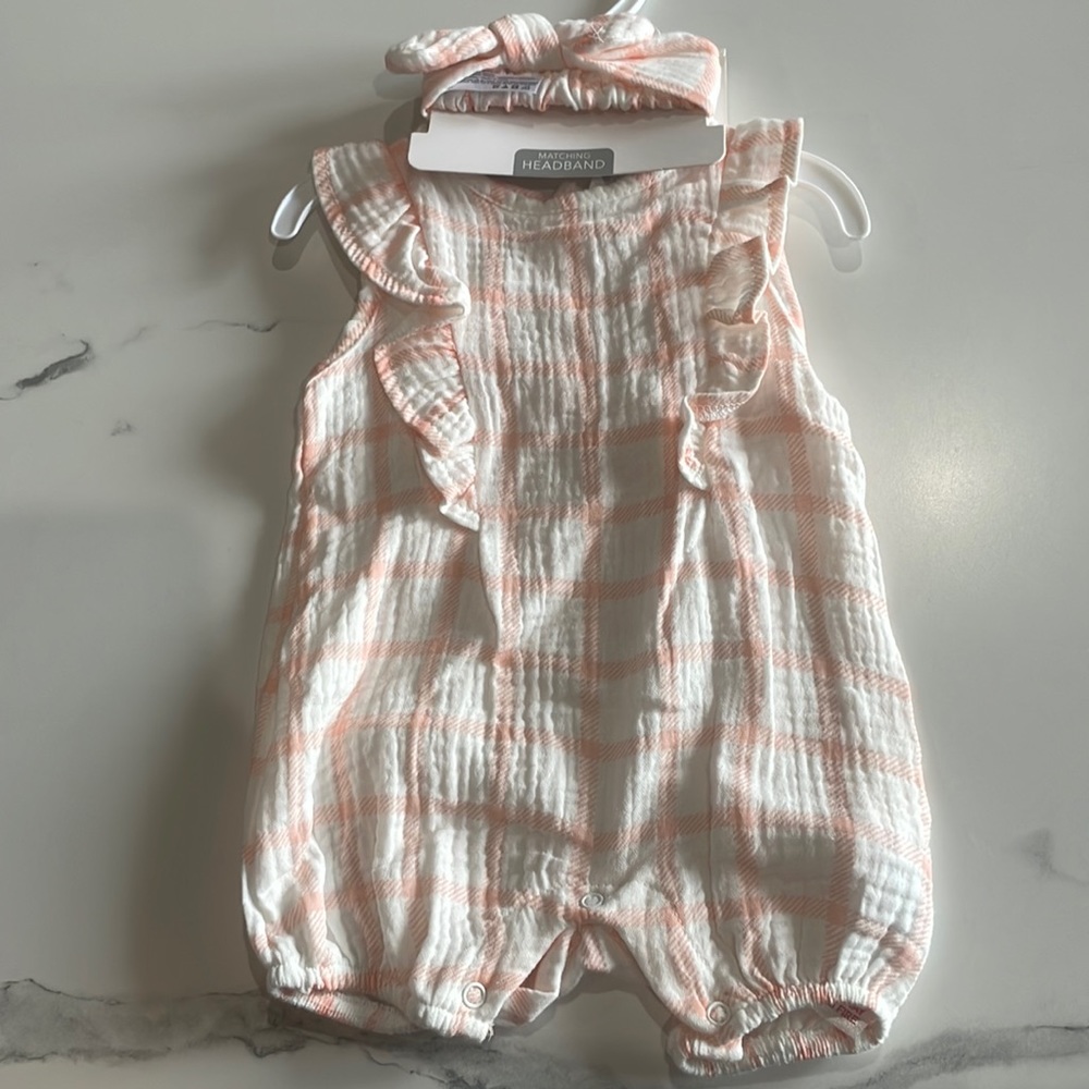 Brand New, Matching Headband, 0-3 months